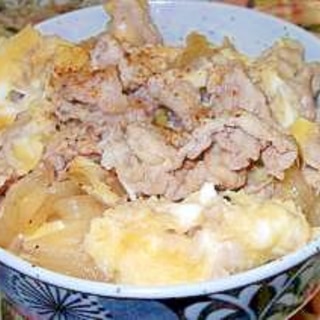 簡単★豚玉丼（他人丼）